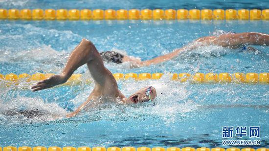 （游泳世锦赛）（2）游泳——男子400米自由泳决赛：孙杨夺冠